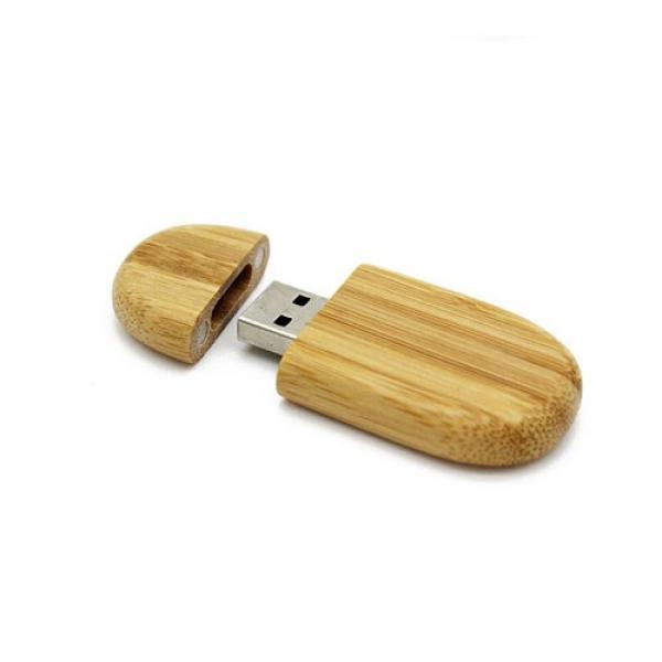 Oval Wood USB